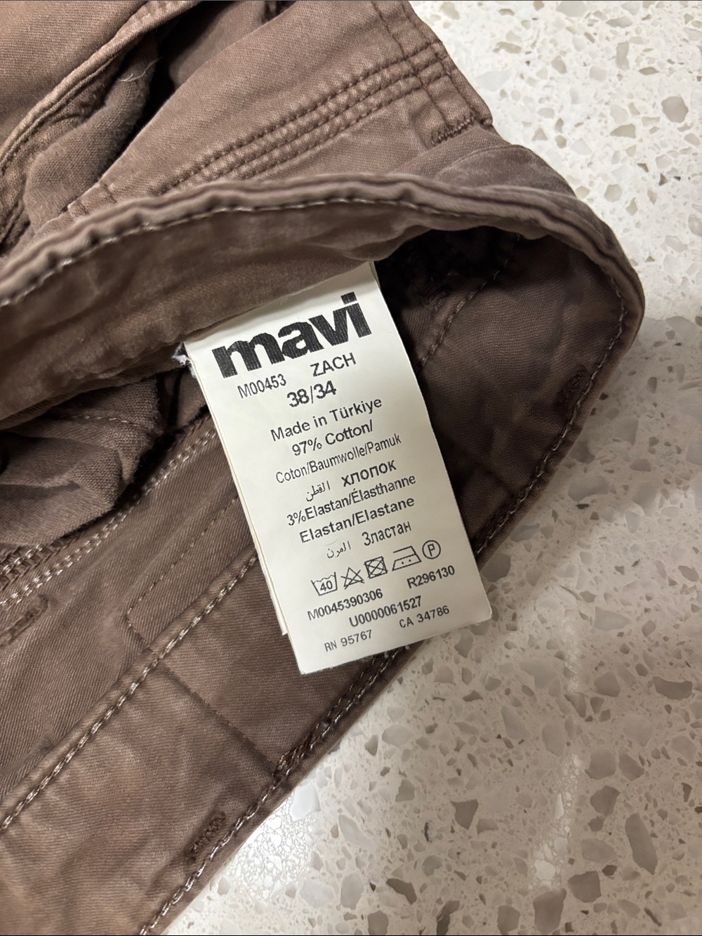 Mavi Men's Brown Straight-Leg Pants - Picture 4 of 6
